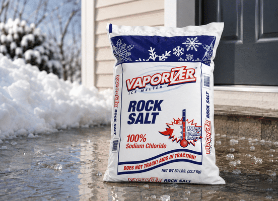Front view of the Rock Salt Vaporizer packaging