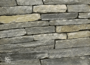 Black Ash Ledge Natural Thinstone Veneer Swatch.