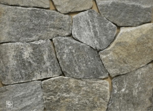 Black Ash Mosaic Natural Thinstone Veneer Swatch.