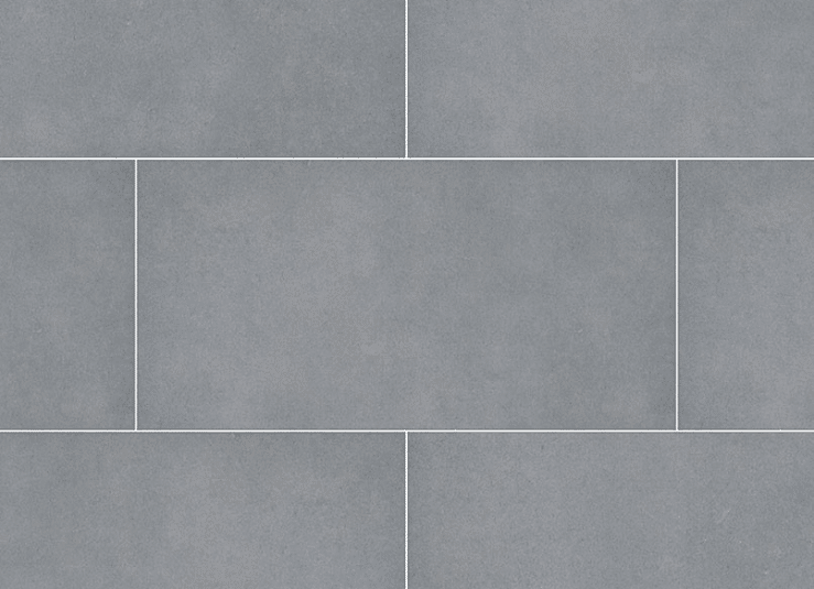 Arterra True Blue 24x48 porcelain pavers shown in a running bond layout